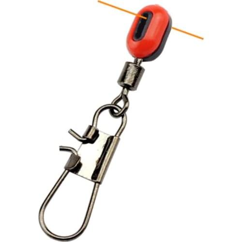 L/M device fishing tackle float plug rock fishing swivel connector 8 word loop for hanging drift fishing accessories 1pcs