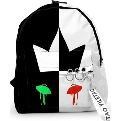 Dream SMP Ranboo Anime Cartoon Primary Middle School Students Schoolbag Boys Girls Oxford Waterproof Kawaii Cute Travel Backpack