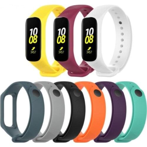 Silicone Adjustable Smart Watch Band Wrist Strap Fit e Watchband Bracelet Sports Replacement for Samsung Galaxy Fit-e Smart Band