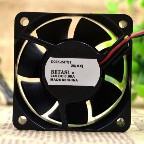 Brand new original D06K-24TS1 24V 0.05A 6CM 6025 inverter cooling fan