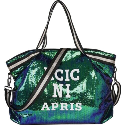 2019 New Cheap Sequins Gym Bag Sport Bags For Fitness Training Yoga Bolsa Multifunction Handbag Sporting Tote Sac De Sport