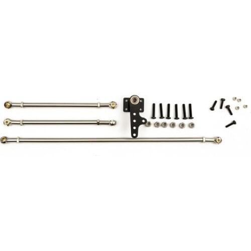 Linkage Steering Ball Joint Tie Rod First Four and Last Eight for 1/14 Tamiya RC Truck Trailer Tipper Car Diy Parts