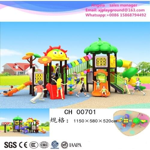 Wholsesale commercial park kids slide outdoor playground for children