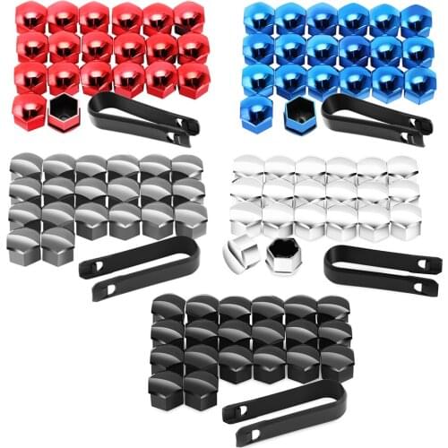 17/19/21mm Car Wheel Nut Auto Hub Screw Cover Protection Caps Wheel Nut Bolt Head Cover Cap For VW Golf MK4 Passat For Audi