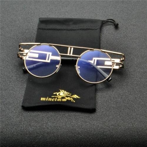 2020 Round Sunglasses Unisex Women Punk Red Yellow Lens Alloy Frame Retro Vintage Sun Glasses Men Hip Hop Prom Sunglasses NX