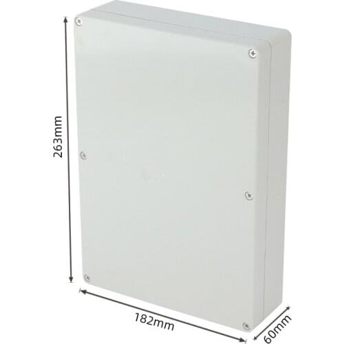 263*182*60MM Waterproof Junction Boxes Outdoor Electrical Enclosure Case Wiring Connection Box