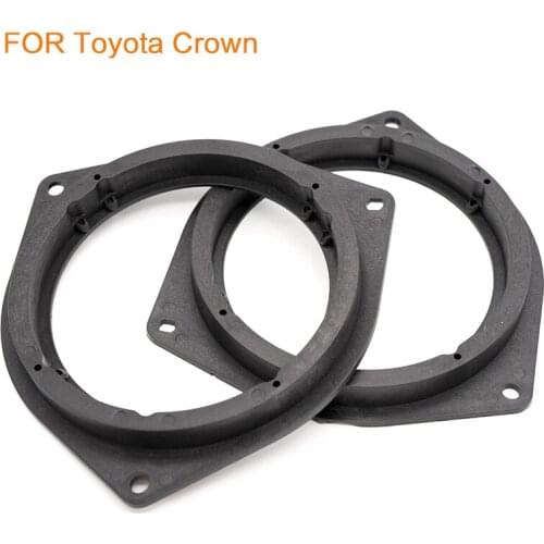 Car Speaker Mat 6.5-inch Plastic Solid Washer Non-destructive Installation Audio Mount Ring for Toyota Corolla Crown Reiz BYD F3