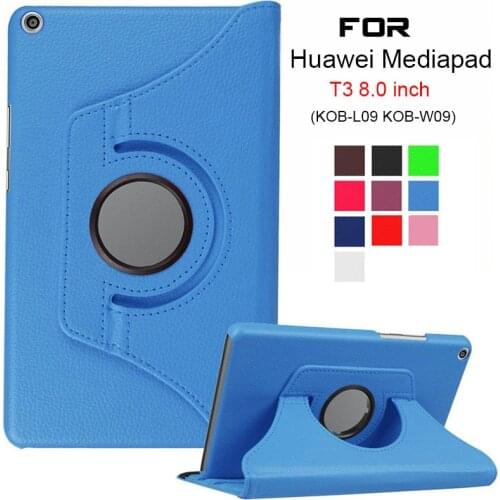 Magnetic Case MediaPad T3 8.0 Folio Pu Leather Cover For Huawei MediaPad T3 8.0 KOB-L09 /W09 Filip Stand Smart Tablet Capa Cases