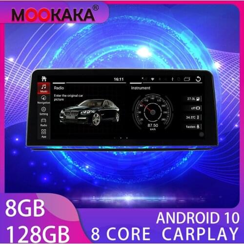 For BMW 7 Series 2016-2020 inch12.3 Android 10 Eight core GPS Navigation 128G CARPLAY Car Dvd Multimedia Player Auto