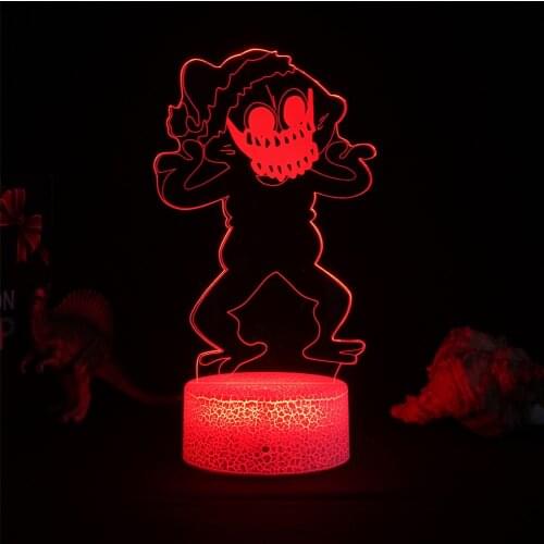 Friday Night Funkin FNF Figure LED Night Lights Gaming Room Game Led Panel Lights 3D Lamp Cute Room Decor Gift For Friends