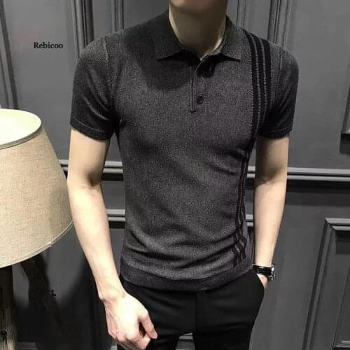 Summer Fashion Mens T Shirt Casual Short Sleeve T Shirt Mens Clothing Trend Casual Slim Fit Top Tees Plus Size