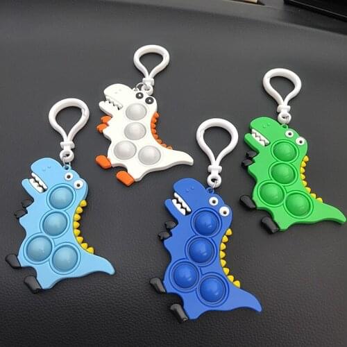 New Creative Avengers Keychain Unzip Toy Marvel Dinosaur Key Chain Car Bag Ornament Gift
