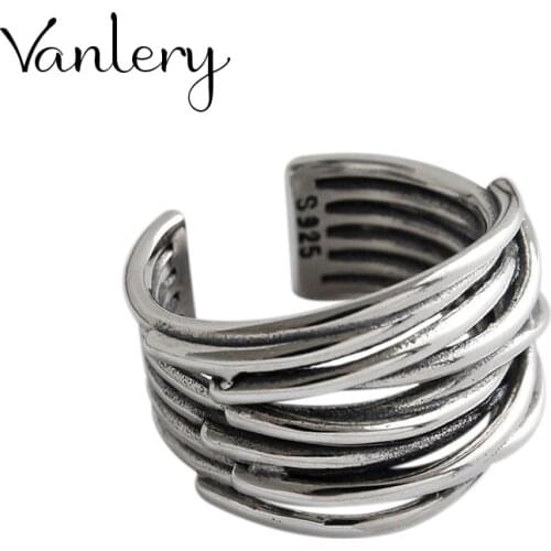 New Arrivals Charming Multi-layer Lines Ring for Women Boho Knuckle Party Rings Gothic Punk Jewelry Gifts for Girls 2021