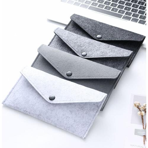 Felt Simple Envelope Wallet Multiple Uses High Quality High capacity Bags Big Size for phone and shopping or diy bags
