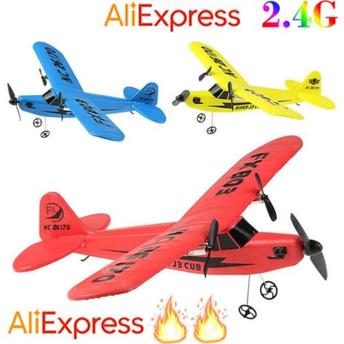 RC Electric Airplane Remote Control Plane RTF Kit EPP Foam 2.4G Controller 150 Meters Flying Distance Aircraft Global Hot Toy
