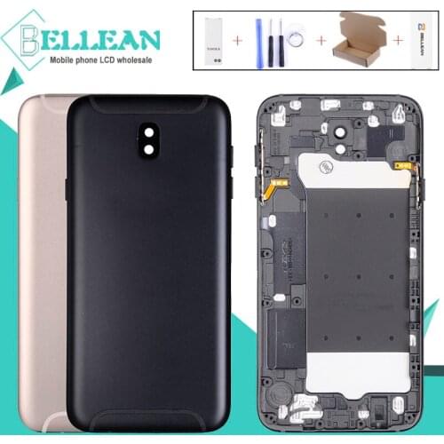 1pcs Catteny For Samsung Galaxy J7 2017 Battery Back Cover J7 Pro J730 Rear Door Housing Case With Adhesive