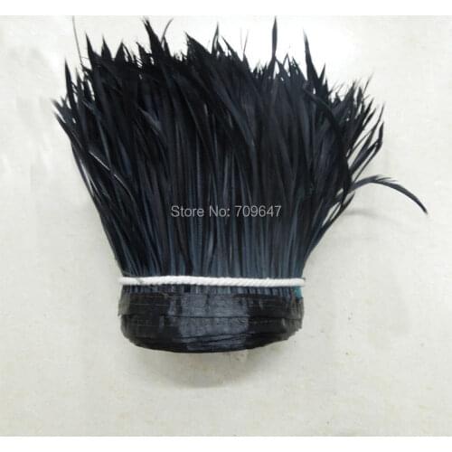 10Yards/lot! black Goose Biot Feather Trim,Millinery Feather, Biot, Hat Trimming, Feathers for Millinery,Fascinators & Crafts