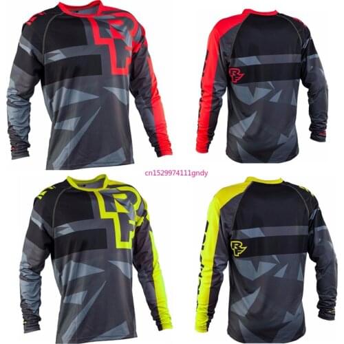 2021 Race Face Mountain Bike Downhill DH AM th Sleeve Cycling Jerseys