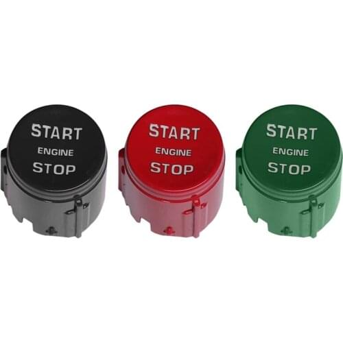 Car Engine Start Stop Button Switch Push Button Cover Trim Cap for Land Rover Range Rover Discovery Freelander