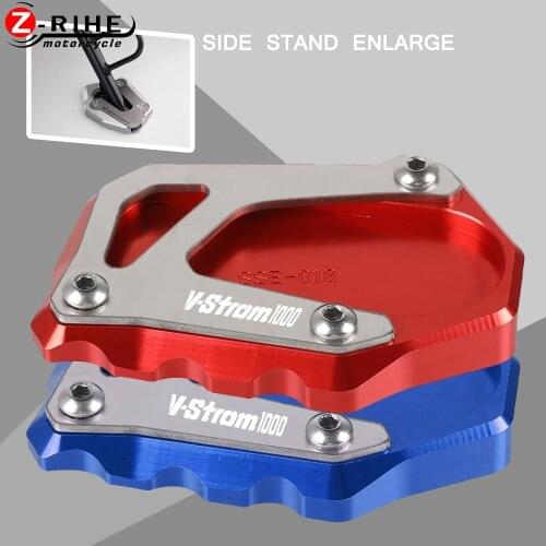 For SUZUKI V-STROM 1000 2014-2016 Motorcycle Accessories GSX-S1000F 15-21 Side Stand Enlarge For SUZUKI V-STROM 1000 2016-2019