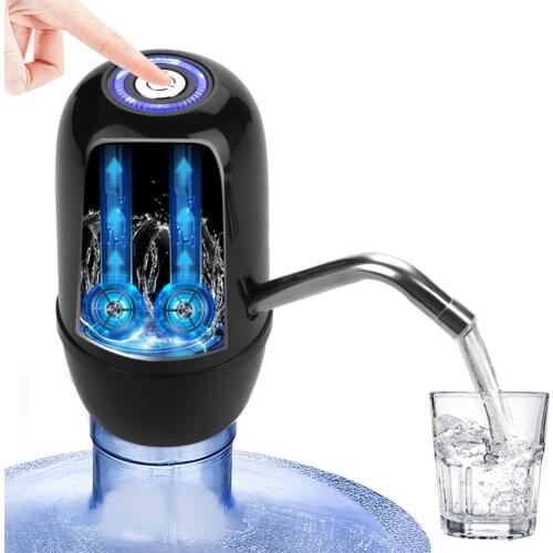 USB Fast Charging Double Motor Electric Automatic Bottle Drinking Water Pump Dispenser Charging Double Pump Barrel Pump