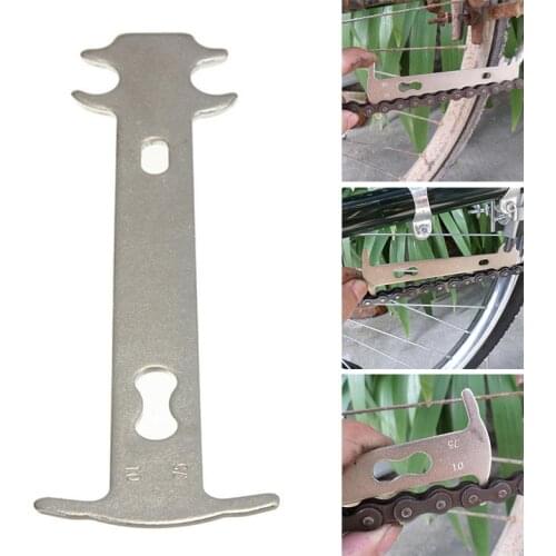 Bicycle Chain Wear Indicator Checker MTB Bike Chains Gauge Measurement Ruler Cycling Replacement Repair Tool Bike Accessories