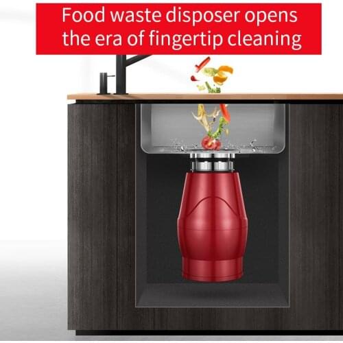 New 560W Kitchen Waste Disposer 220V Stainless Steel Waste Shredder ABS Food Disposer