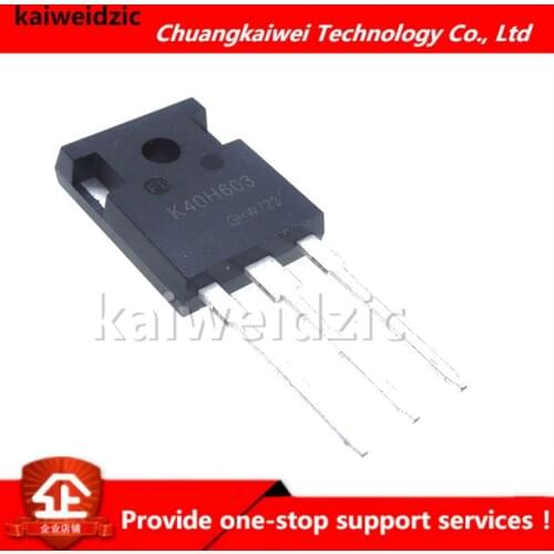 Kaiweikdic New imported original IKW40N60H3 K40H603 TO-247 40A/600V Inverter high frequency IGBT power transistor