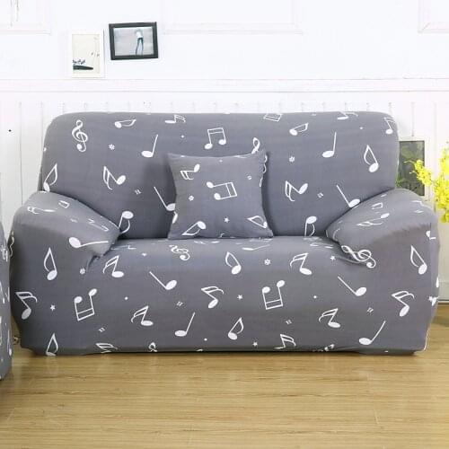 Soft Stretch Couch Protective Slipcovers Case Removable Washable Geometric Printing Elastic All-inclusive Corner Sofa Seat Cover