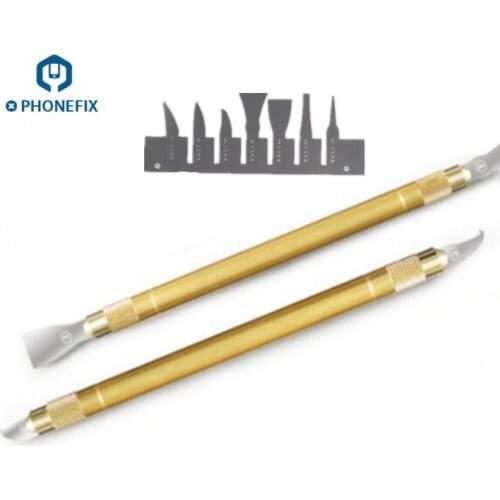 Knife Tools Kit IC Chip Remover NAND CPU PCB Scalpel with Blade Set Cutter Engraving Craft Knife Mobile Phone Repair Hand Tools