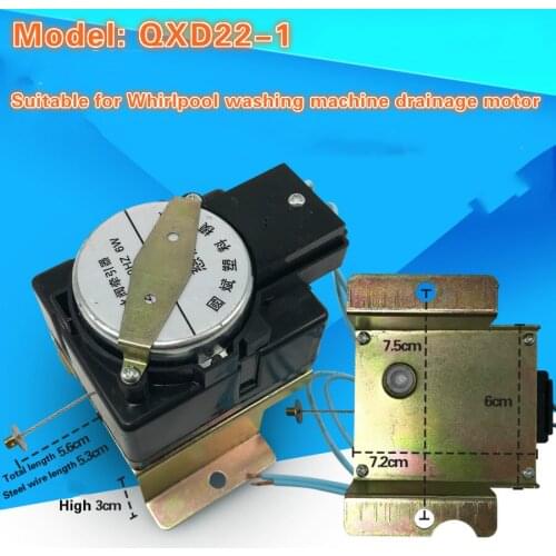 Applicable Whirlpool washing machine drainage electric tractor drain valve universal Dongli QXD22-1 drainage motor
