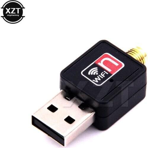XZT 150Mbps MT7601 Wireless Network Card Mini USB WiFi Adapter LAN Wi-Fi Receiver Dongle Antenna 802.11 b/g/n for PC Windows