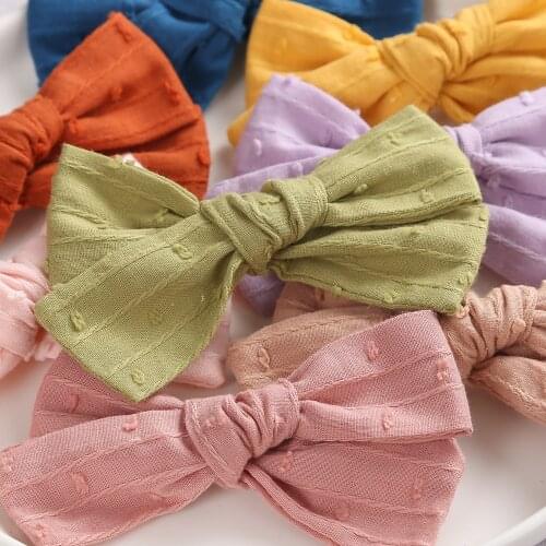 1pcs Fashion Candy Color Bow Baby Hair Clips for Girl Women Hairclip 17 Colors Headwear for Newborn Hairband Hair Accessories