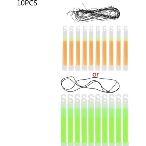 Outdoor tools survival 10Pcs Industrial Grade Glow Sticks Ultra Bright SnapLights with 12 Hour Duration
