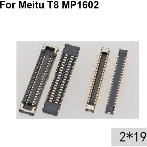 2pcs Dock Connector Micro USB Charging Port FPC connector For Meitu T8 logic on motherboard mainboard For Meitu T 8 MP1602