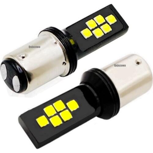 2Pcs New 1157 BAY15D P21/5W High Quality CREE Chip LED Auto Turn Signal Reverse Light Brake Bulb Fog Lamp Daytime Running Light