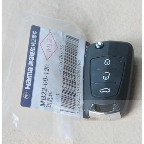 3 models 2/3 button Key assy. black color cover for Chinese HAIMA M3 Auto car motor parts