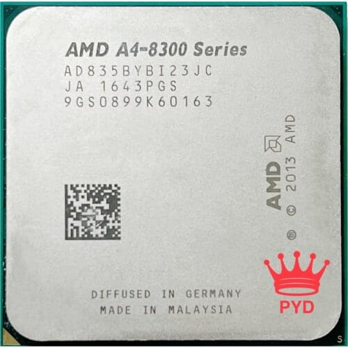 AMD A4-Series PRO A4-8350B A4 8350 3.5 GHz Dual-Core Dual-Thread CPU Processor AD835BYBI23JC Socket FM2