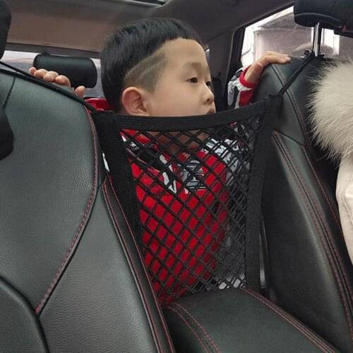 Car Organizer Accessories Car Seat Side Storage Mesh Net For Hyundai Sonata Sensuous DN8 2019 2020