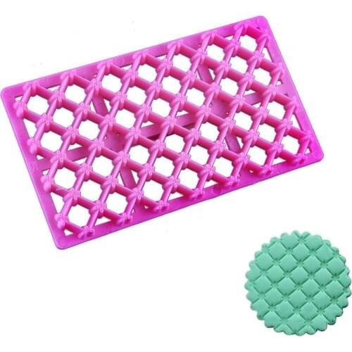 Four Leaf Clover Flower Shape Plastic Cookie Cutters Pastry Cake Biscuit Mold Pressing Plunger Baking Tools