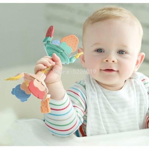 Baby Rattles Toys Multifunctional Deformation Teether Can Be Boiled To Molar Teeth Early Education And Enlightenment Baby Toys
