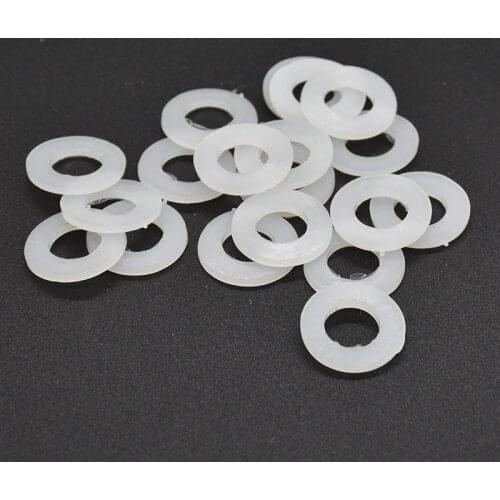 DIN125 ISO7089 M3 M4 M5 M6 M8 M10 M12 White/Black Plastic Nylon Washer Plated Flat Spacer Seals Washer Gasket Ring