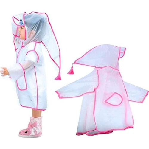Rain Cover Hooded Raincoat Child Accessories Camping Poncho Gear Children Raincoat Transparent Waterproof Tour Student rainwear