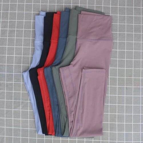 Women High Waist Hip Lifting Sports Fitness Yoga Pant Naked-Feel Fabric Sport Gym Leggings Femme Workout Pants Elastic Tights