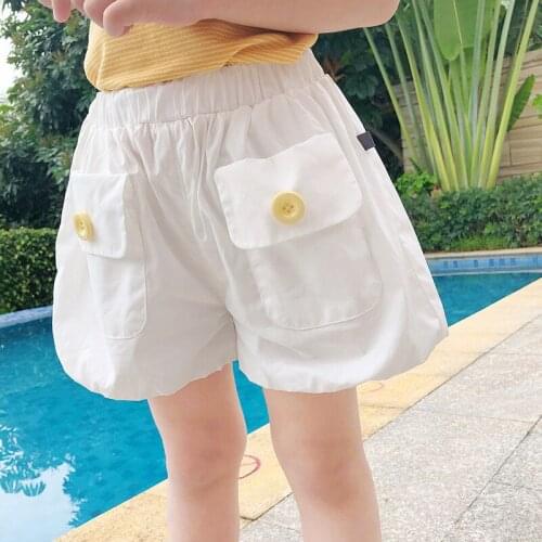 Summer Baby Girls Shorts Stylish Korean Casual Shorts for Girl Kids Pants 2 3 4 5 6 Years Children Shorts Fashion Girl Shorts