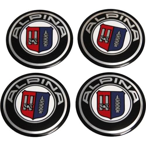 Tire Axis Sticker Emblem Rim Decal For alpina Logo For BMW E60 E46 E90 Z3 Z4 X1 X3 X4 X6 F10 F20 F30 E36 E39 E49 E53 E34 GT M2