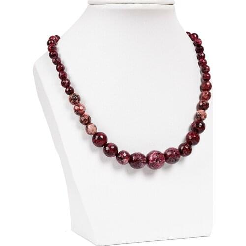 Round Mysterious natural purple agate jasper customized for elegant character women ladies jewelry gifts