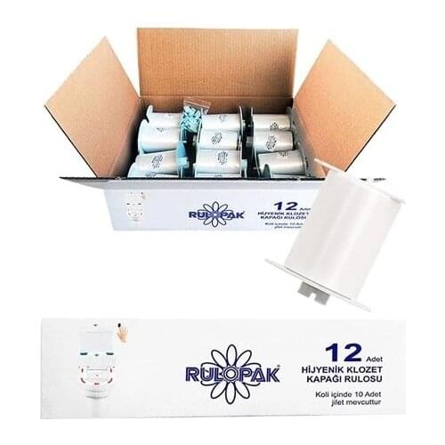 Rulopak Sensor Hygienic Toilet Seat Cover Bags 12 Package 442261065
