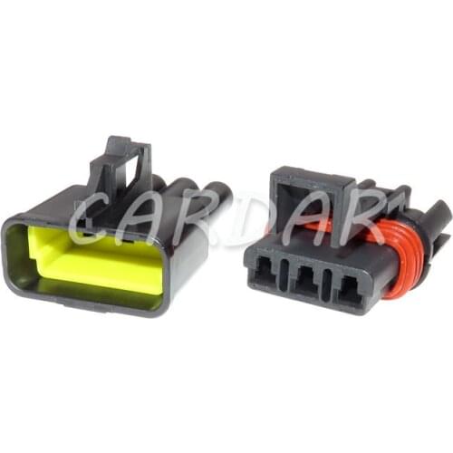 1 Set 3 Pin 12040977 12040977 Sealed Auto Connector Waterproof Wiring Harness Socket Plug