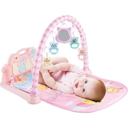 3 in 1 Baby Play Mat Baby Gym Toys Soft Lighting Rattles Piano Musical Educational Toy P31C